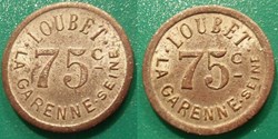 f- Jeton à consommer La Garenne-Colombe 75 C "Loubet"