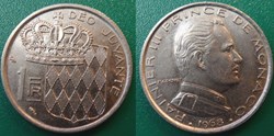 1 Franc 1968 Rainier III