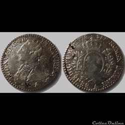 J12 Louis XVI 1/10 Ecu dit "aux branches d'olivier" 1778 A