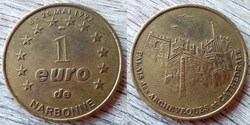 d- Jeton 1 Euro de Narbonne 1997