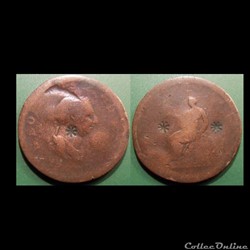 Monnaie Grande Bretagne 1/2 penny 1807