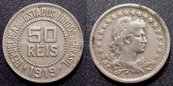 Brésil 50 Réis 1919