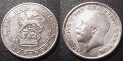 Grande Bretagne 6 Pence 1924