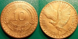 10 Centesimos 1965