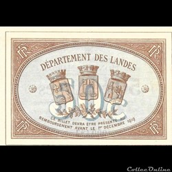 A1 50C. Chambre de Commerce de Mont de Marsan Délibération du 1 décembre 1914