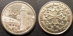 d- Jeton - Beaumont-du-Périgord - Amicale Numismatique du Midi - 1,5 Ecu 1995