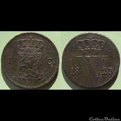 Pays Bas 1 cent 1823