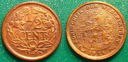 Pays Bas 1/2 cent 1914