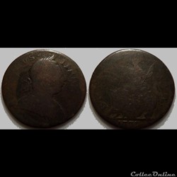 Grande Bretagne Half Penny Britannia 1773