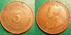 Maurice 5 Cents 1920 Georges V