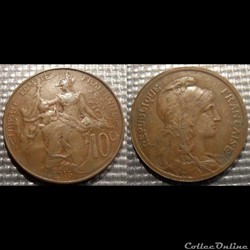 Da 10 centimes Dupuis 1916