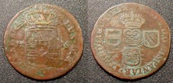 Belgique - Comté de Namur - Philippe V - 1 Liard 1710
