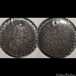Autriche Moravie Archevéché d'Olmutz 6 Kreutzer 1696