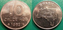 10 Cruzeiros 1982