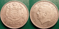 5 Francs 1945 Louis II