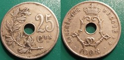 Belgique 25 Centimes 1908 Belgie