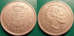 5 Kroner 1977