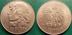 10 Zlotych 1970