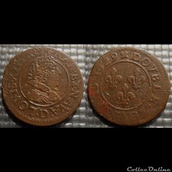 G1 Louis XIII Lyon 1629