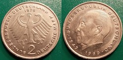 2 Deutsche Mark 1969 Konrad Adenauer