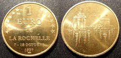 d- Jeton La Rochelle 1 Euro Bronze 1997