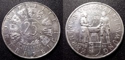 Autriche 25 Shilling 1960