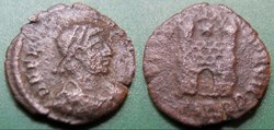 G- Le Bas Empire Flavius Victor Nummus