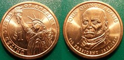 1 dollar Presidents: 1825-1829 John Quincy Adams