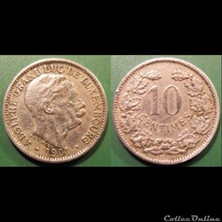 Luxembourg 10 Centimes 1901