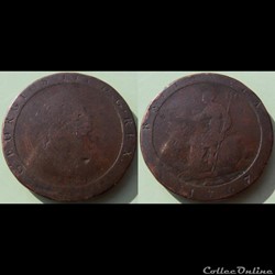 Grande Bretagne one Penny 1797