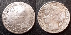 H-Deuxième République 50 Centimes Céres 1886 A