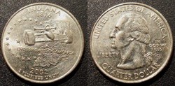 1/4 dollar 2002 D Indiana