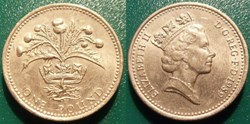 1 Pound 1989 Chardon écossais