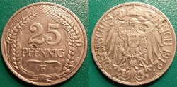 Allemagne 25 Pfennig 1912