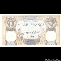 1000 Francs Céres-Mercure