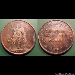b- Jeton Thiébaut & fils Exposition Universelle 1878