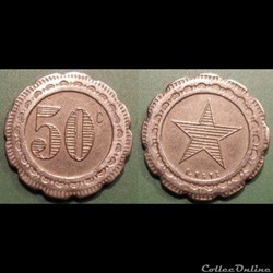 f- Jeton à consommer 50 C.