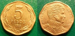 5 Pesos 1993
