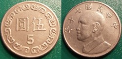 5 Yuan 1981-2019