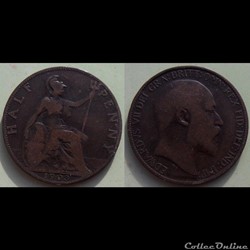 Grande Bretagne Half Penny 1903