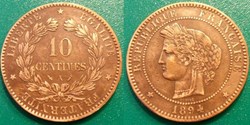 J-Troisième République 10 Centimes Céres 1894 A