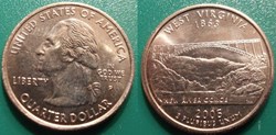 1/4 dollar 2005 P West Virginia