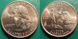 1/4 dollar 2005 P California