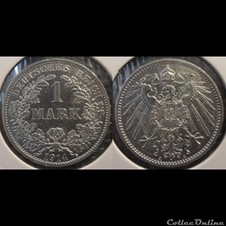 Germany 1 Mark 1914 A