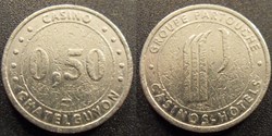 j- Jeton casino Châtel-Guyon 0.50
