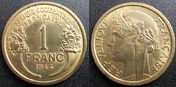 Afrique Occidentale Française 1 franc 1944