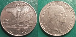 50 Centesimi 1940 magnétique