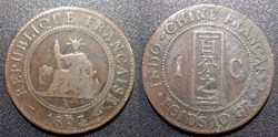 Indochine 1 cent 1893 A