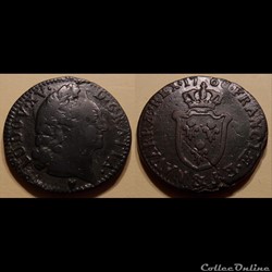 I8 Louis XV Sol d'Aix 1768 &