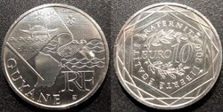 10 Euros des Régions 2010 1er type GUYANE